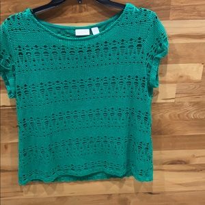 Chico’s green top
